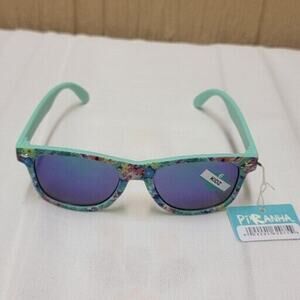 Piranha Floral Print Kidz Sunglasses Style # 62075 Mint Green